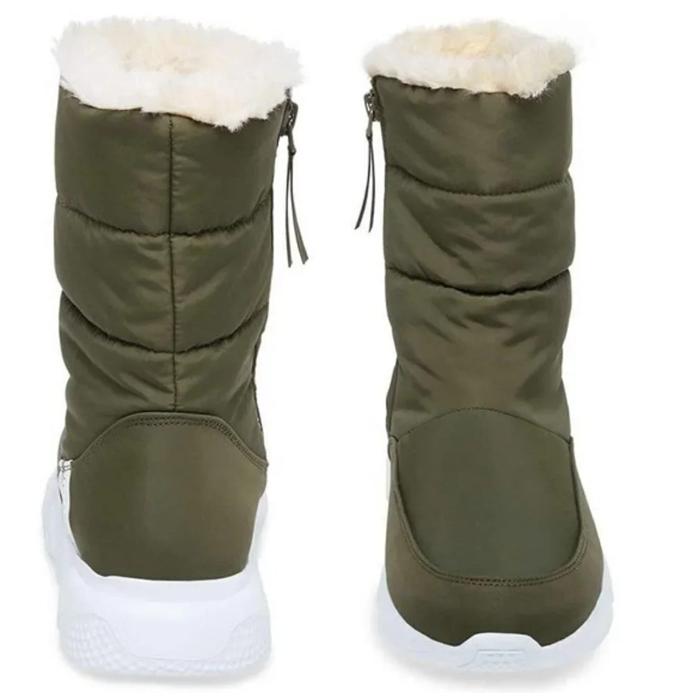 New Steve Madden Snowday Winter Boot sz 7 Olive
